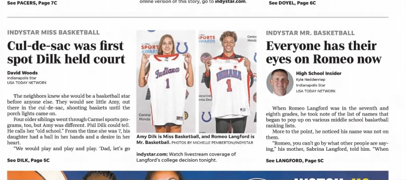 Dilk & Langford Miss Basketball & Mr. Basketball for 2018