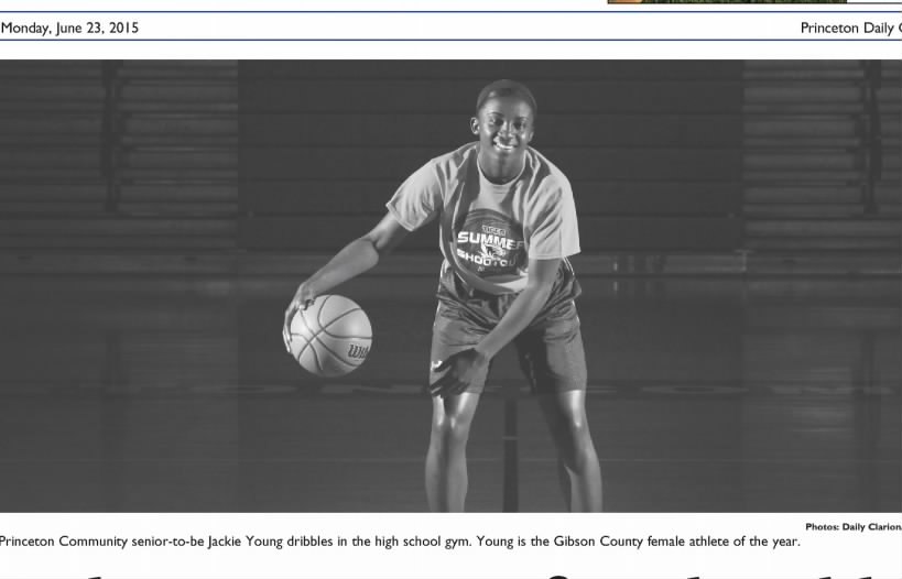 JACKIE YOUNG LEADS ALL SCORERS IN INDIANA