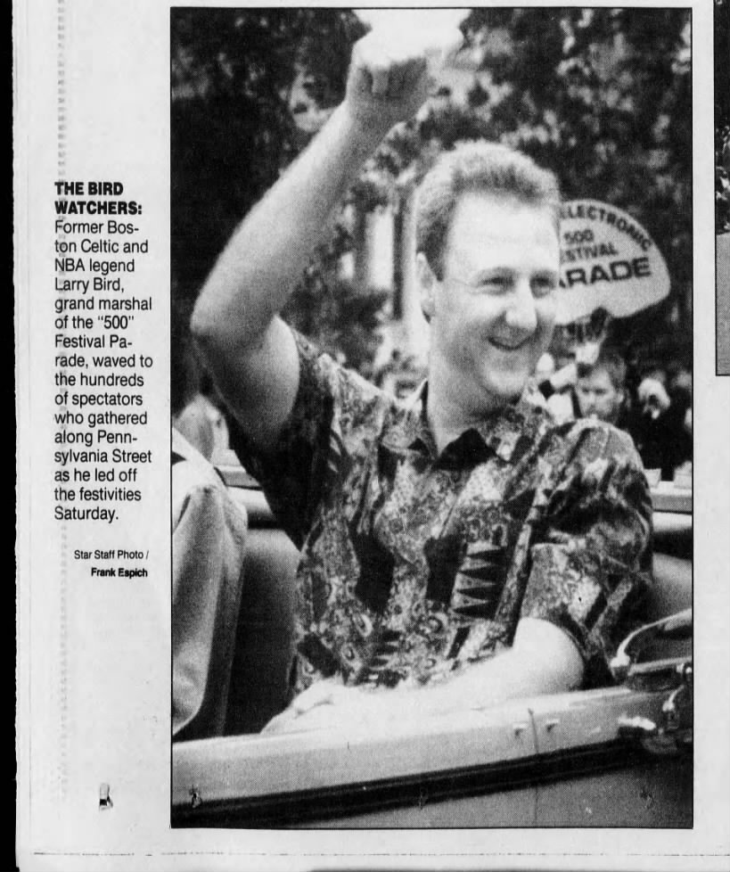 Larry Bird Grand Marshal “500” Festival Parade 1993