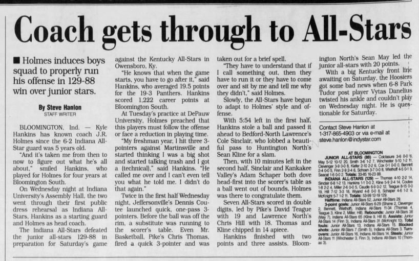 Indiana All-Stars 2001