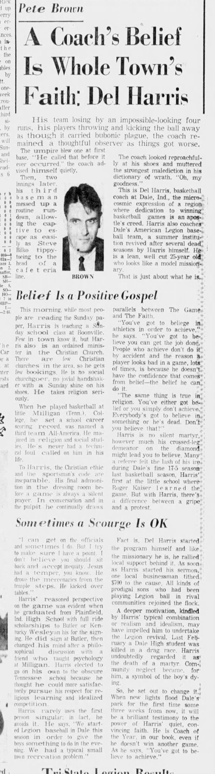 Del Harris Is a Strong Man of Faith Even in June of 1963