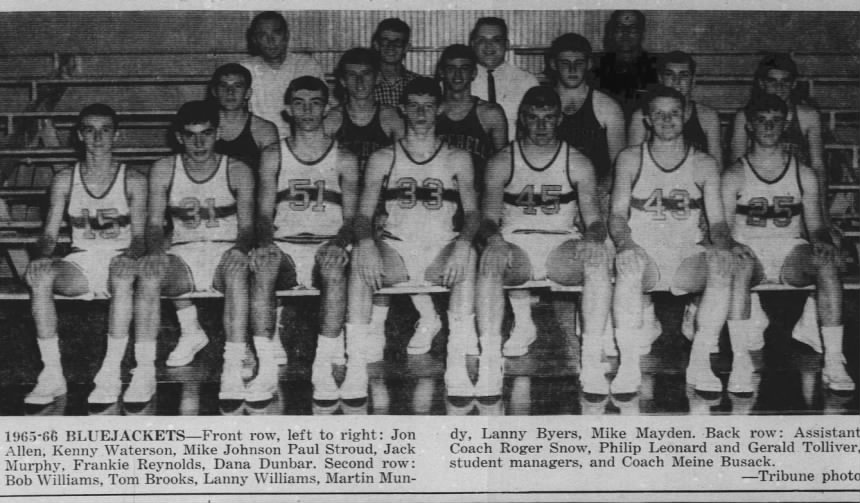 1965 Mitchell Bluejackets and 1912 Huron Beavers
