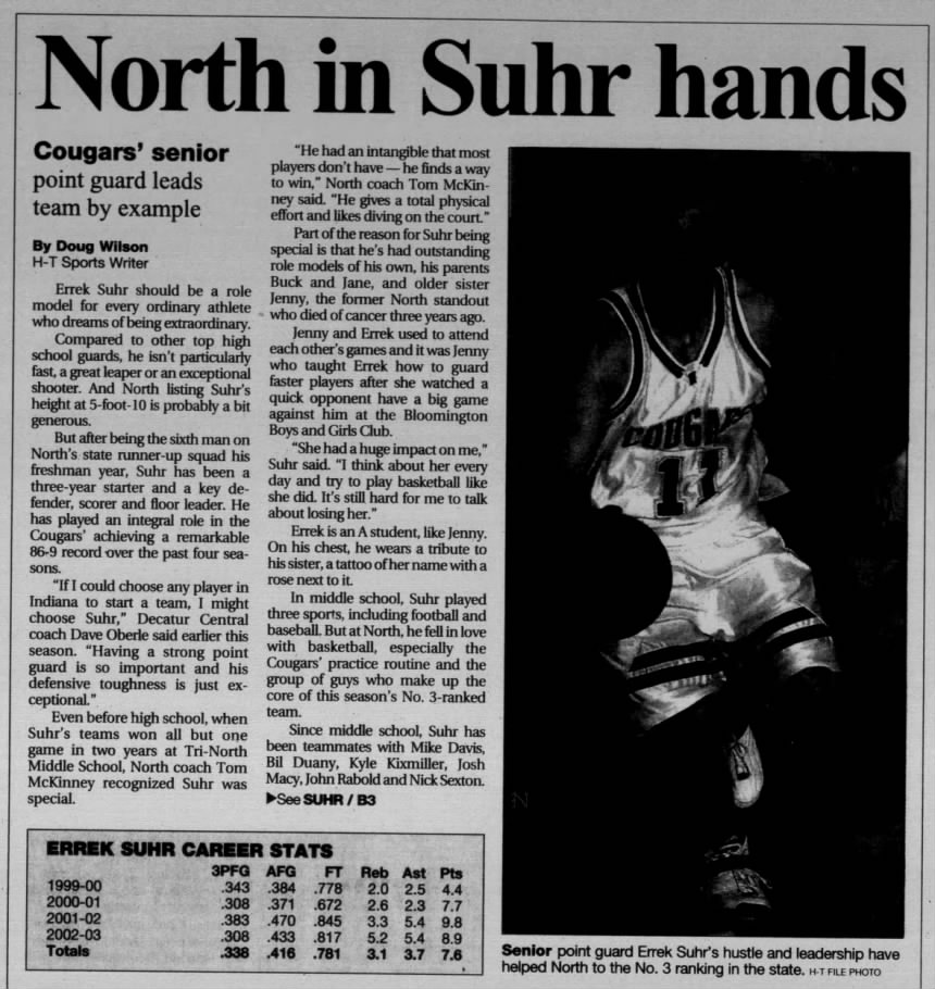 Errek Suhr BHS North  Feb 2003