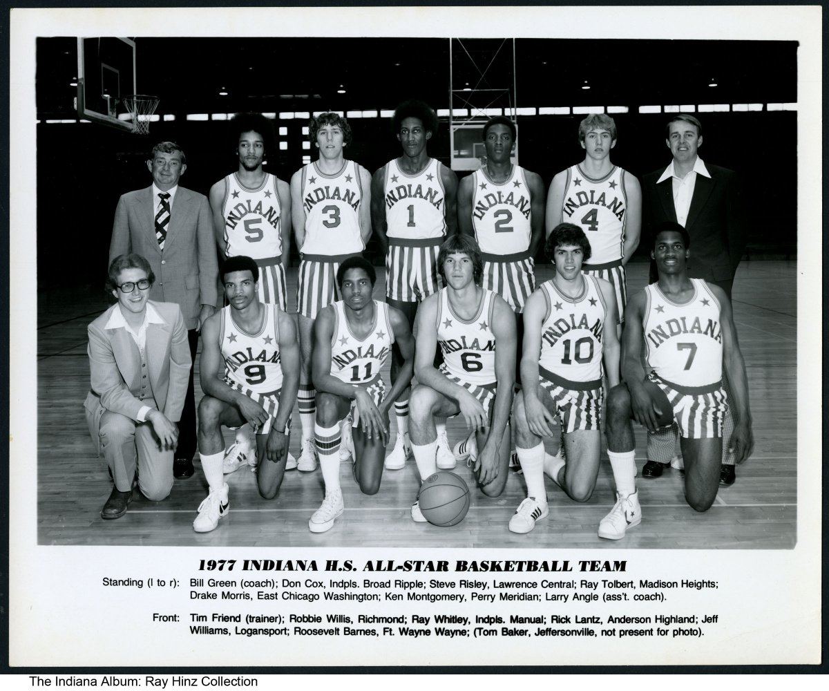 Indiana 1977 HS Basketball All Stars The Game Remembered